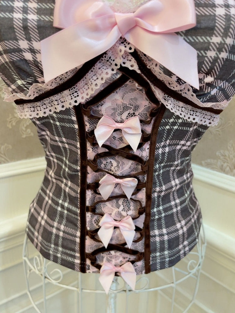 European And American Pure Desire Girly Style Vest.