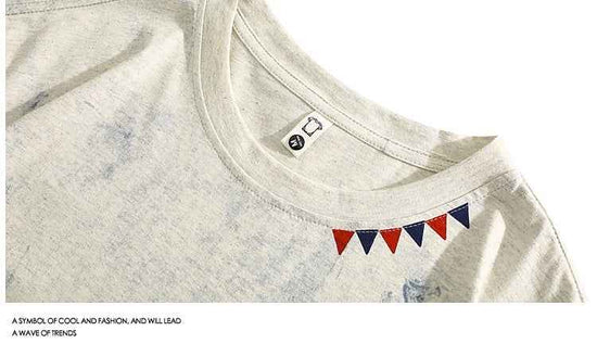 Tie Dye Short Sleeve T-Shirt - Full Printing Fashion Tee