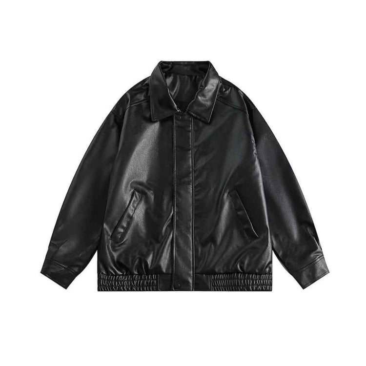 Retro Spring And Autumn New Leather Coat Coat Men&