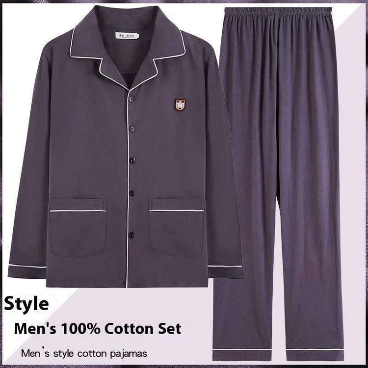 Full Cotton Thin Section Plus Size Plaid Outerwear for Comfortable Homewear