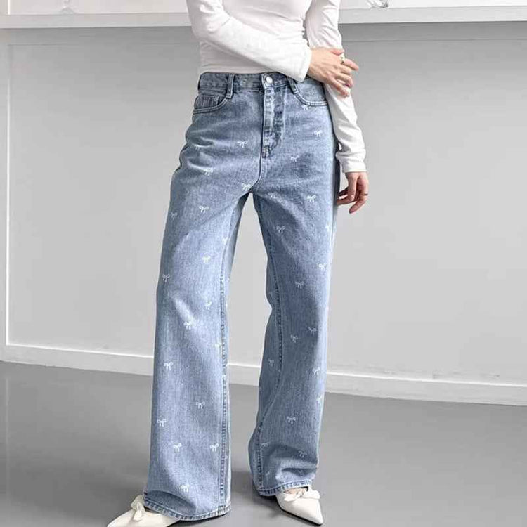 All-Matching Wide Leg Jeans for Women - Stylish and Versatile Fashion Essential