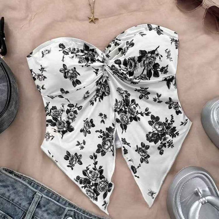 Girl Beach Tube Holiday Sleeveless Top