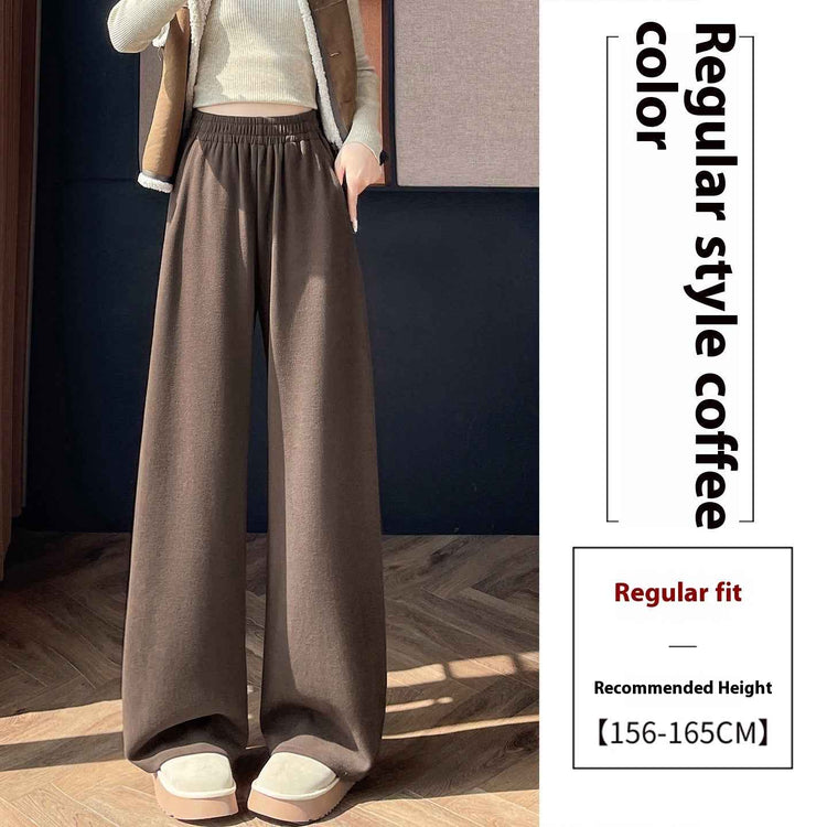Narrow Wide-leg Pants Women&