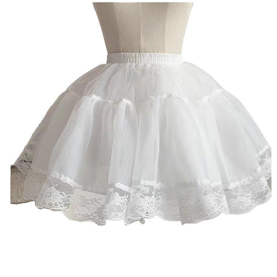 Four-layer Lace Slip Dress Soft Girl Skirt Support - Florence Luxe