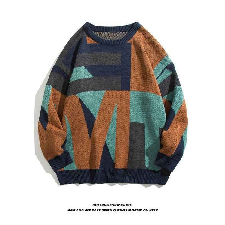 Loose Student Streetwear Sweater for Couples - Trendy and Comfortable Lazy Style