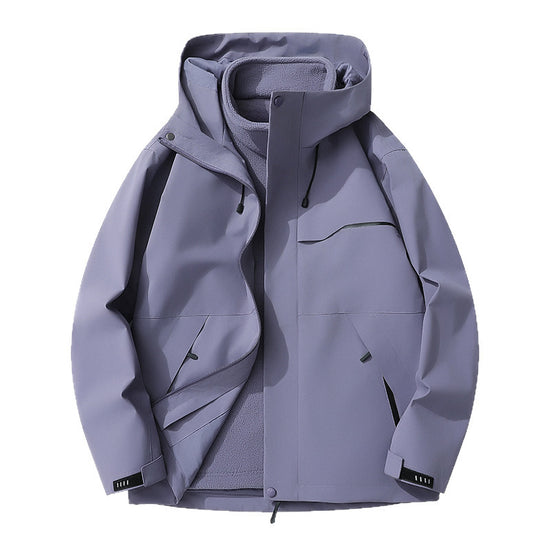 Outdoor Waterproof Jacket Men - Cotton Coat for All Weather Conditions - Florence Luxe