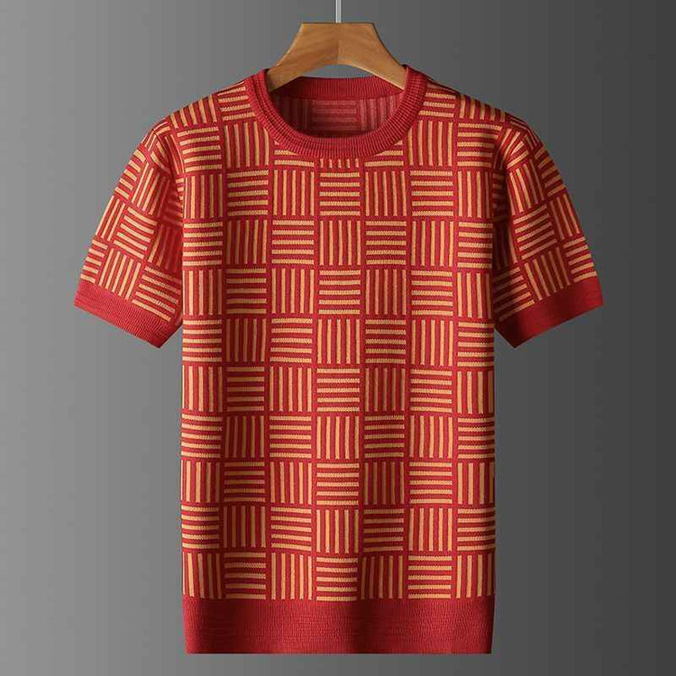 Autumn And Winter Round Neck Plus Size Knitwear Sweater Men