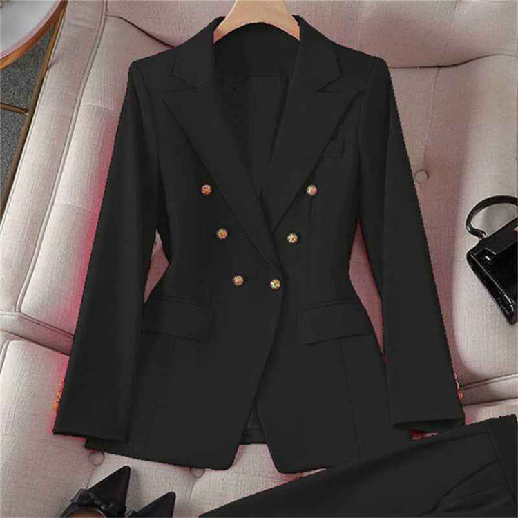 Small-sized Retro Suit Jacket Slim-fit Fashion Women&