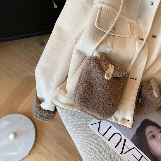 Loose Fur Coat for Women - Thick and Cozy Small Design