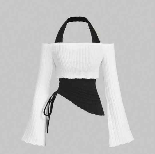 Street Fashion Halter Vest - Two-Piece Slim-Fit Short Top for Hot Girl Style