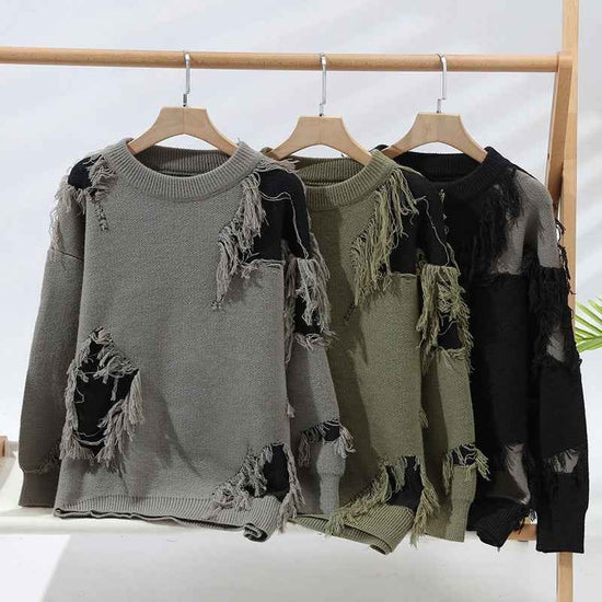 Casual Round Neck Loose Men&