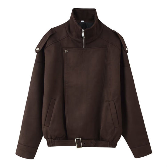 Maillard Retro Jacket Coat - Stylish Short Coat for Trendy Looks - Florence Luxe