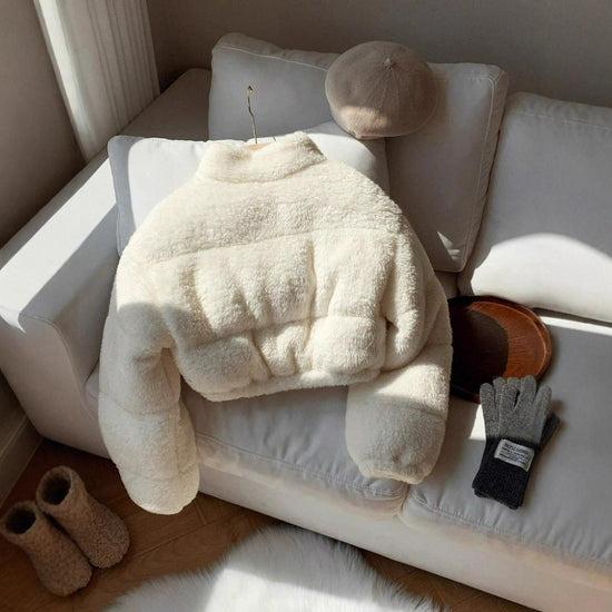 European American Lambswool Jacket Vintage Coat - Florence Luxe