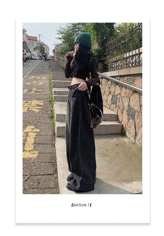 American Retro Wide Leg Jeans