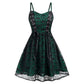 Skull Strap Dress Halloween Lace-up - Florence Luxe