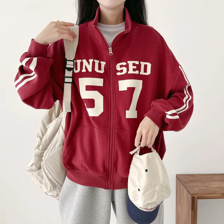 Design Sense Niche Couple Coat High Street Two Bars Raglan - Florence Luxe