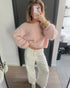 New Loose Diagonal Collar Sweater for Women - Solid Color Fashion Top - Florence Luxe