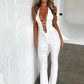 Lash Rope Lace Up Jumpsuit - Slim Fit See-Through Design - Florence Luxe