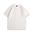 Color Striped Couple T-Shirt - Short Sleeve Round Neck Half Sleeve Tee
