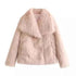 Winter Plush Coat for Women - Fashion Thicken Lapel Outwear Casual Long Sleeve Tops - Florence Luxe