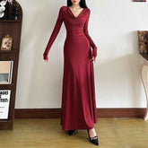 Elegant Slim-Fit Dress for a High-End Look