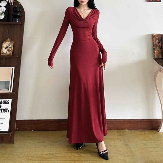 Elegant Slim-Fit Dress for a High-End Look