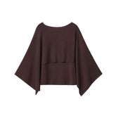 European And American Style Fashionable Loose Versatile Layered Knitted Top