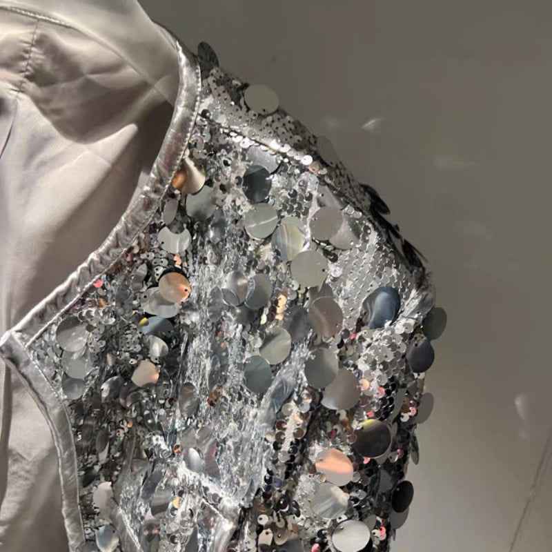 Sequined Coat for Women - Autumn Cool Wind Top