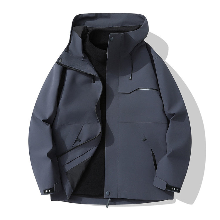 Outdoor Waterproof Jacket Men - Cotton Coat for All Weather Conditions - Florence Luxe