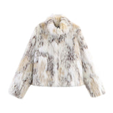 Leisure Loose And Thickened Artificial Fur Baggy Coat Women - Florence Luxe
