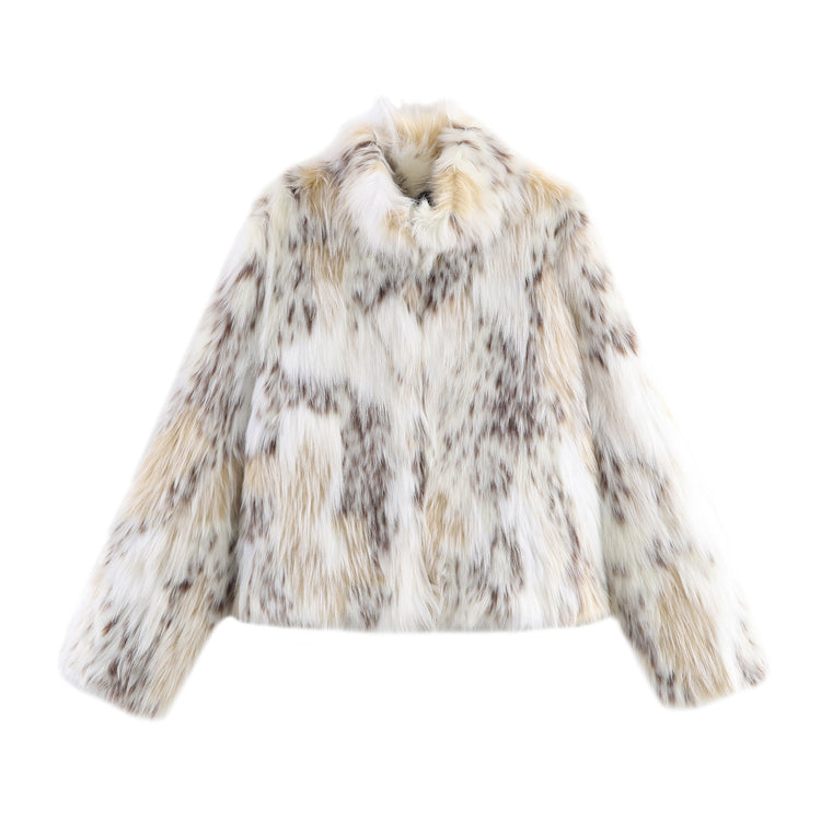 Leisure Loose And Thickened Artificial Fur Baggy Coat Women - Florence Luxe