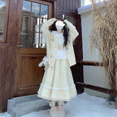 Plush Big Swing High Waist Plush Skirt for Effortless Style - Florence Luxe