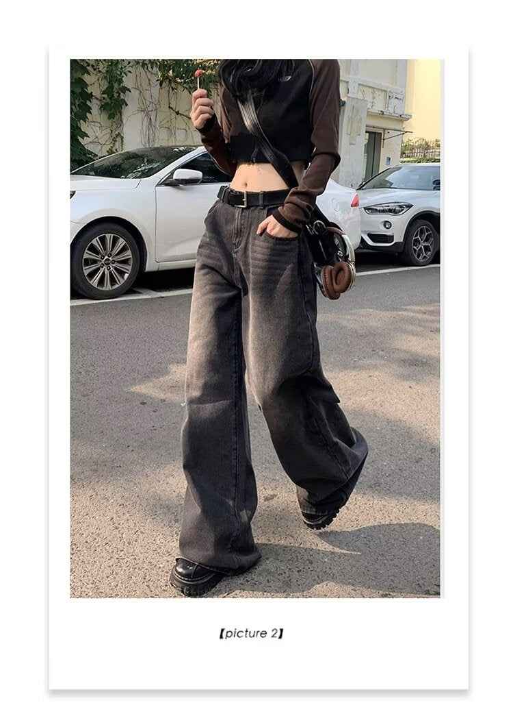 American Retro Wide Leg Jeans