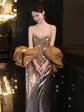 Niche Evening Dress - Banquet Temperament Evening Dress for Elegant Events - Florence Luxe