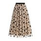 Fashion High Waist Mesh Skirt with Big Hem for Women - Florence Luxe