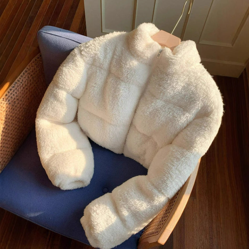 European American Lambswool Jacket Vintage Coat - Florence Luxe