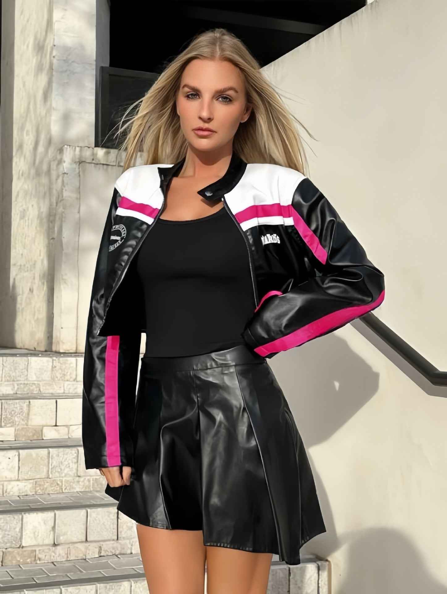 Striped Zipper Coat Women - Trendy and Stylish Outerwear for Fashionable Looks