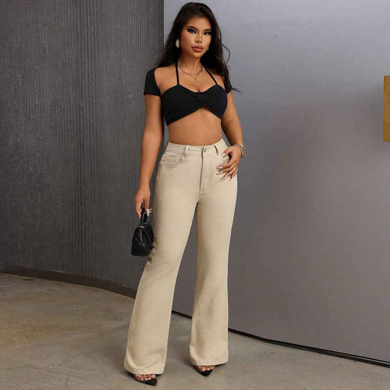 Sweep Floor Pull Jeans - Effortless Style for Everyday Comfort