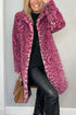 Fall Winter Leopard Print Mid-Length Coat for Cozy Style - Florence Luxe