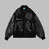 Letter Embroidery Contrast Color Coat Workwear Jacket For Men