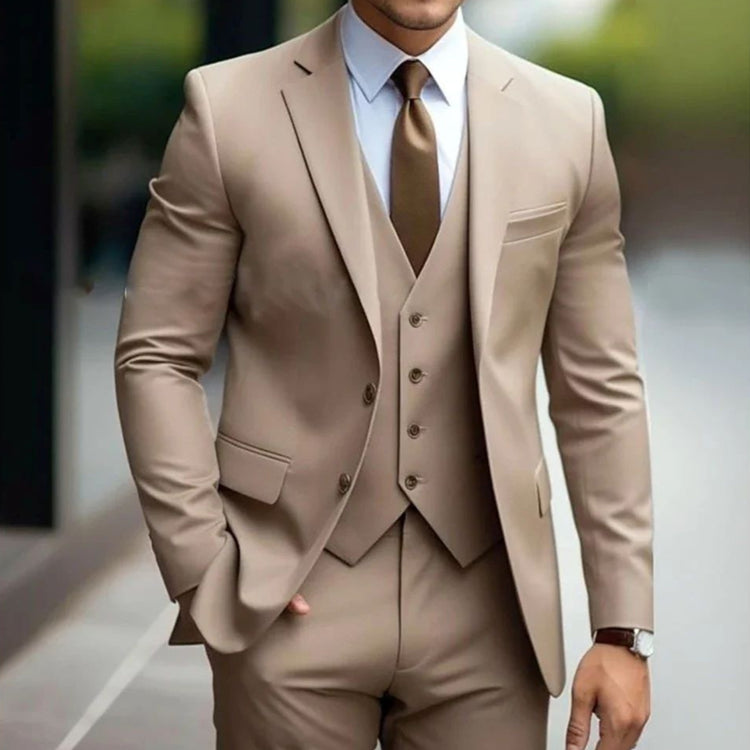 Business Casual Three-Piece Suit for Bridegroom Men&