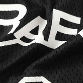 High Street V-neck Short Sleeve Top with Alphanumeric Printing and Patchwork