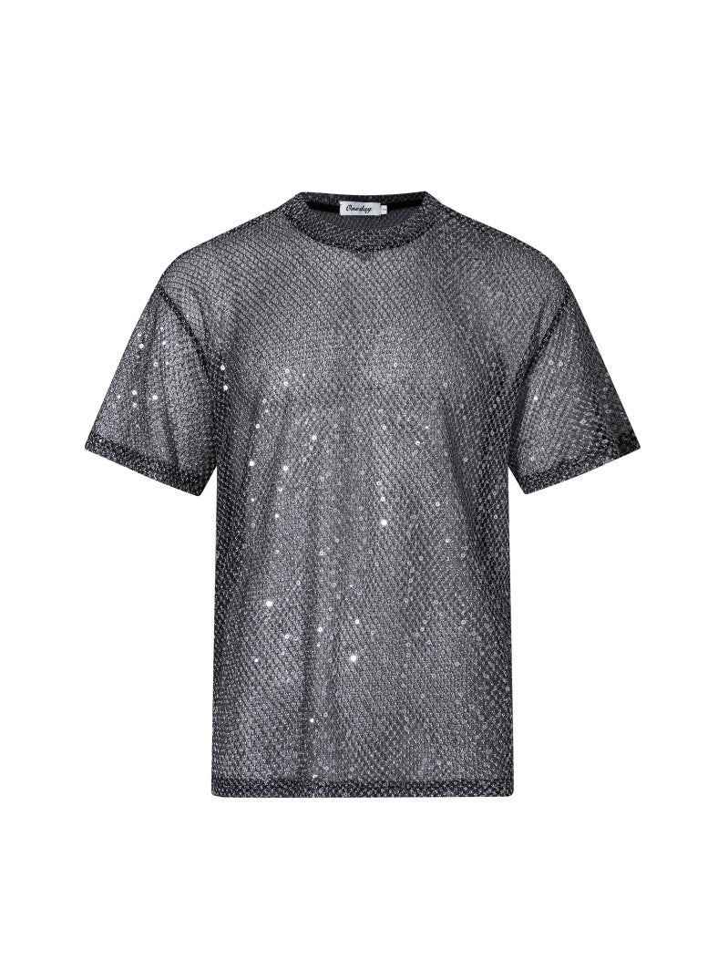 Western Boys Mesh T-shirt - See-through Short-sleeved Style for Boys