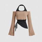 Street Fashion Halter Vest - Two-Piece Slim-Fit Short Top for Hot Girl Style - Florence Luxe