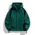 Spring And Autumn High-grade Simple Versatile Trench Coat Windproof Hood Jacket