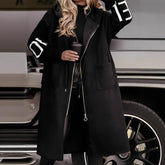 Hooded Windbreaker Coat for Women - Stylish Trench Coat for Fall & Winter - Florence Luxe