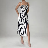 Summer Printed Suspender Dress - Fashion Slim Lace-up for Women - Florence Luxe