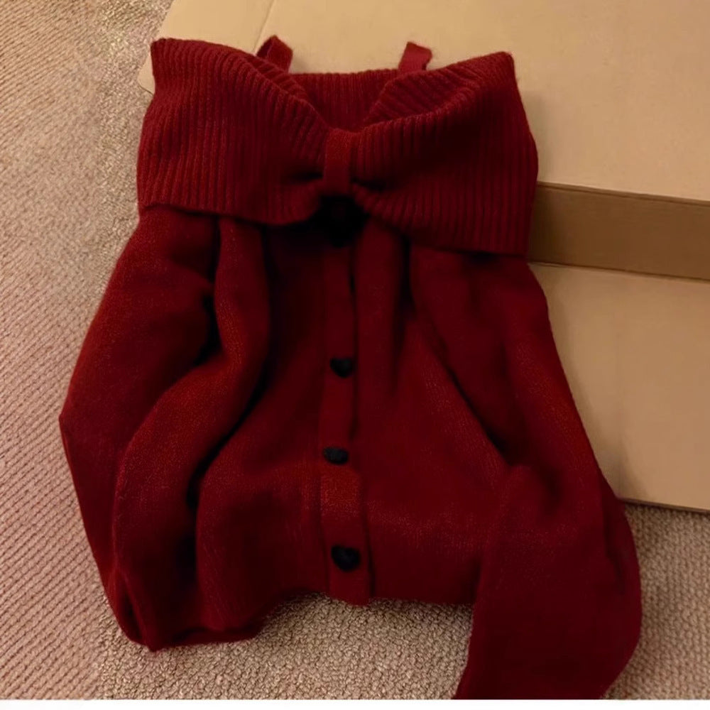 Idle Style High-grade Off-the-shoulder Knitted Top - Florence Luxe