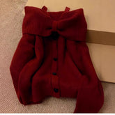 Idle Style High-grade Off-the-shoulder Knitted Top - Florence Luxe