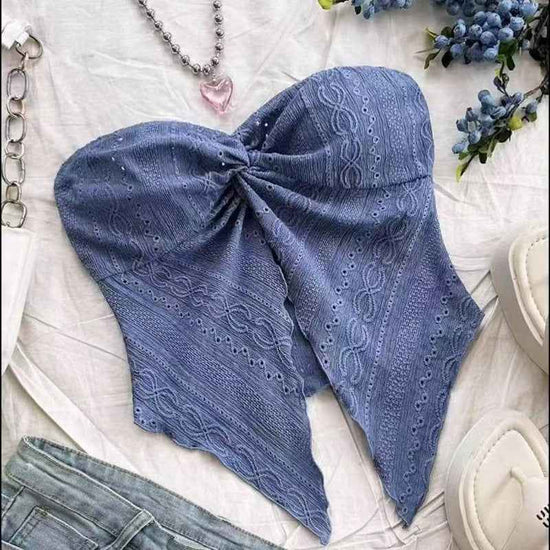 Girl Beach Tube Holiday Sleeveless Top